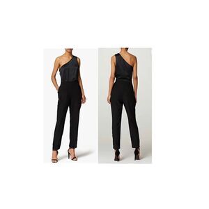 Truth & Fable Women's Evening One Shoulder Jumpsuit